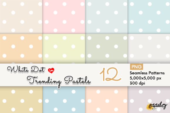 Download White Dot in Trending Pastels - Pastels Collection