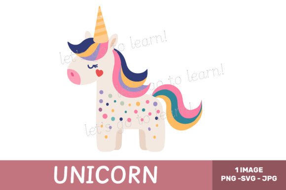 Download Cute Unicorn Illustration Svg Clipart - Unicorn illustration Collection